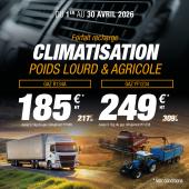 promo climatisation poids lourd tracteur